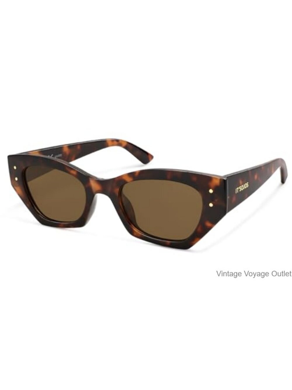 Retro Cat Eye Polarized Sunglasses UV400 Narrow
